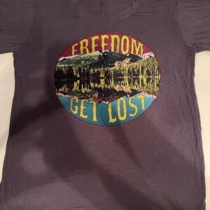 “Freedom Get Lost” Slouchy Graphic Tee